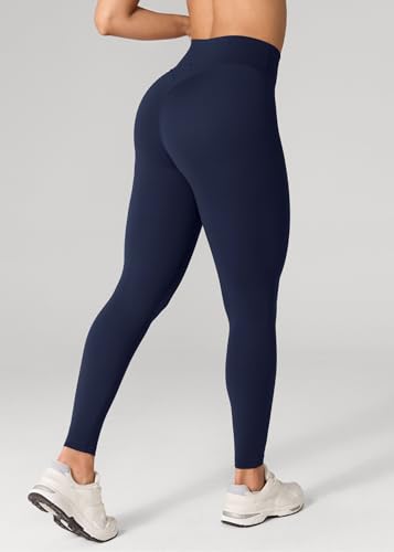 Image of UNISSU Hugcurve No Front Seam High Waisted Workout Leggings for Women Buttery Soft Yoga Pants Gym Athletic Tights - 25''