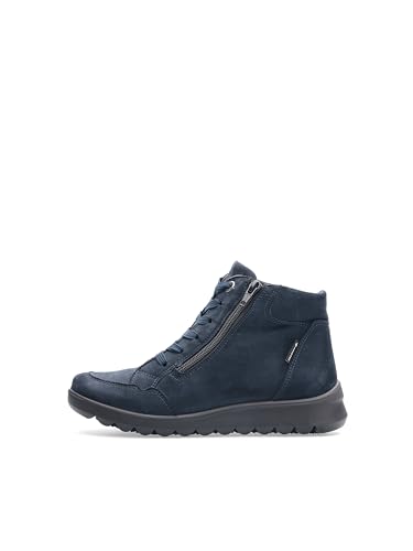 ara Damen Schnürer Stiefelette, Blau 052520, 40 EU Weit