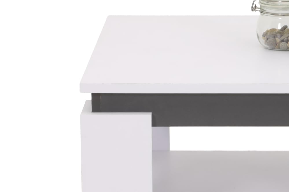 Hela Tische, Table Basse Tim, Carrée En Matériau Dérivé Du