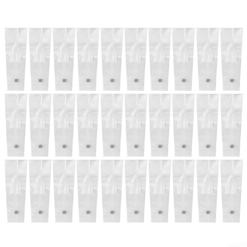 Set di sacchetti per allevamento di funghi per lo sviluppo ottimale di micelio, resistente all'umidità, materiale PP per la coltivazione di funghi (30 pezzi)