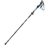 HXXXIN Bastones De Trekking Multifuncionales, Bastones Plegables Ultraligeros, Bastones De Senderismo Y Escalada Al Aire Libre, Equipo De Escalada Multifuncional Sin Carbono,Negro