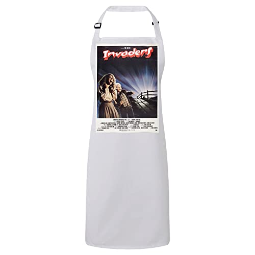 Tablier cuisine Invaders affiche cinéma rétro, le cadeau idéal pour cinéphile et cuisinier