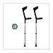 ORTONES | Pack de 2 Muletas Adulto Regulable de Aluminio
