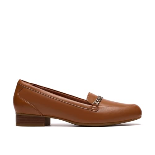 Clarks Collection Women's Juliet Mia Loafer Flat, Tan Leather, 11 Medium US by Clarks - Used condition - Image 4