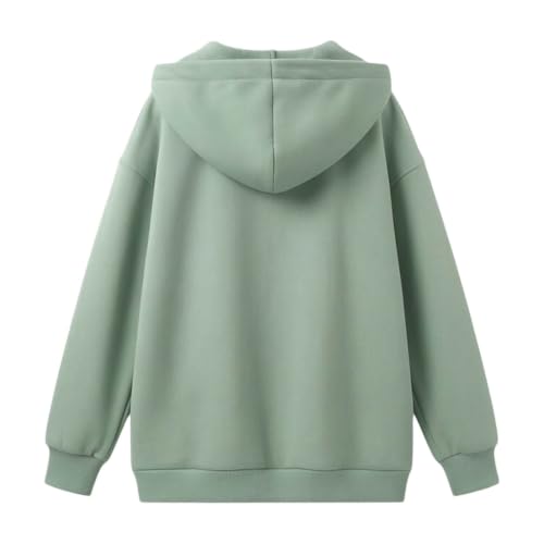 Oversized Sweatshirt for Women Henley Neck Pullover Tops Plain Casual Long Sleeve Fall Winter Fashion Clothes - image 5