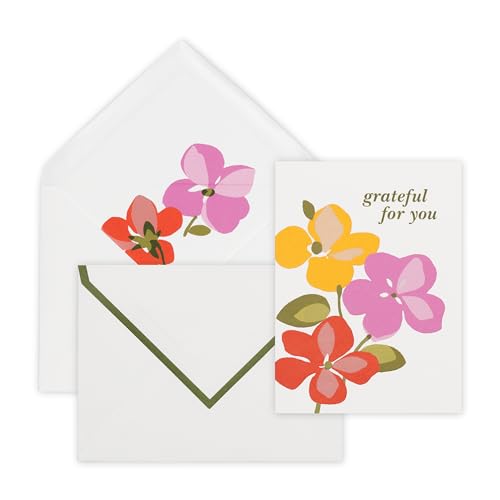 Cartes de remerciement Kate Spade New York, papeterie haut de gamme fleurie