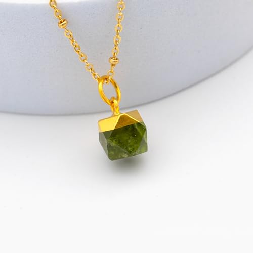 Collier chakra ajustable en acier inoxydable anti-allergie or - 3
