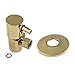 Kingston Brass CD43302DLK Angle Stop Valve, Polished Brass