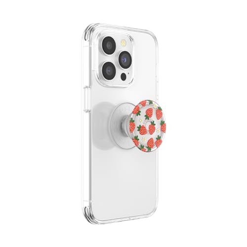 Image of PopSockets Adhesive Phone Grip, Holder- Berries and Cream