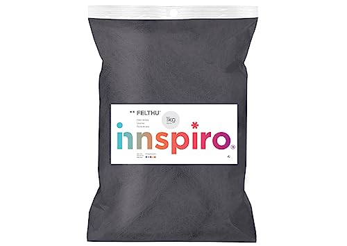 Feutre de laine violet 1000 g de qualité supérieure Innspiro