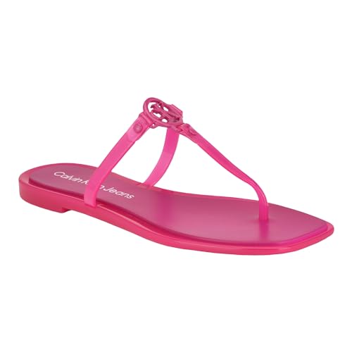 Calvin Klein Women's Edhen Sandal, Hot Pink 660, 7