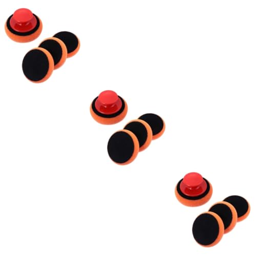 PRETYZOOM 3 Juegos De Esponjas De Pulido Para Coche Almohadillas De Espuma Para Pulir Almohadillas De Cera Almohadillas De Pulido Para Coche Con Forma Manual Esponjas Para Lavar