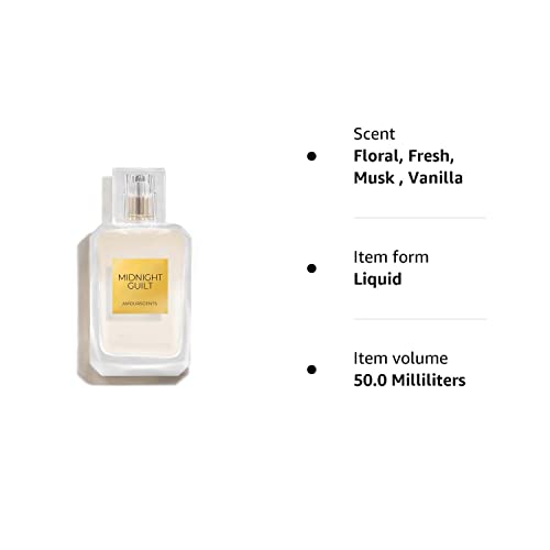 Amour Scents - Black Opium - Midnight Guilt Extrait De Parfum - Women's Long-Lasting Dupe Perfume - Alternative Fragrances for Lasting Allure and Sensuous Appeal - (50ml) - Image 7