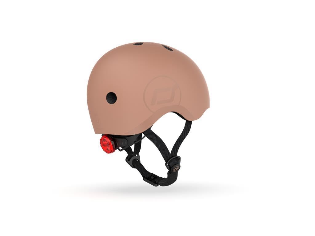 Scoot & Ride, S - M Casco para niños (Mocha)