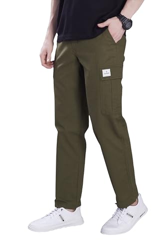Image of DIVISIVE Men's Loose Fit Linen Blend Cotton Cargo Pants