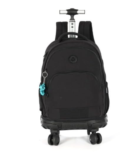 Mochila 4 Rodinhas Grande Giro 360 Crinkle Up4you Preta