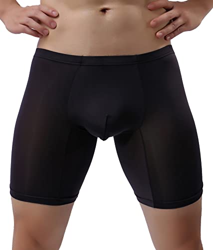 WINDAY Men's Briefs Breathable Ice Silk Sports-Inspired Underwear Boxer Briefs2