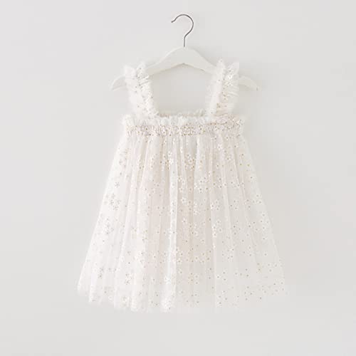 Toddler Girls Sleeveless Floral Tulle Suspenders Princess Dress Dance Party Dresses Clothes Toddler Glitter Girls Dress3
