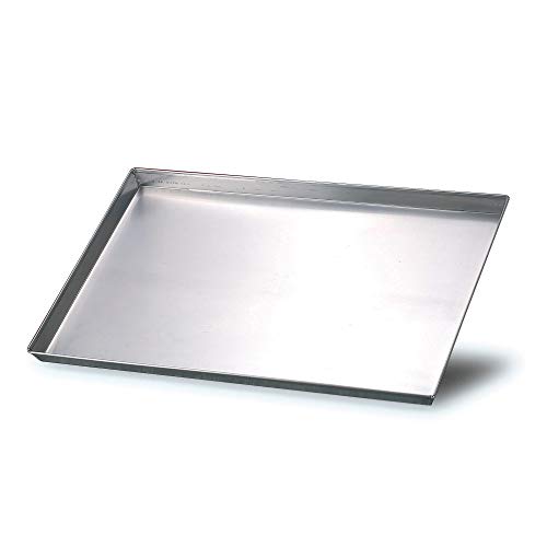 Teglia rettangolare, accicio inox, Linea Latta 37x60 cm