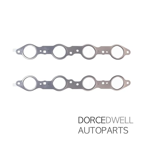 Image of LS Exhaust Manifold Gasket & Bolts Kit - 12617944 12558573 12600530 12620947 - Fits Chevy Silverado Sierra Suburban 1500 2500 HD Yukon CTS Escalade MLS LS LQ LM7 4.8L 5.3L 5.7L 6.0L 6.2L