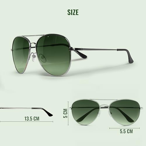 Image of SLOVIC Sunglasses for Men Stylist | UV Protection Goggles for Man | Lightweight & Durable Polycarbonate Material | Unisex Gift for Man & Women | Mens Fashion Sunglasses