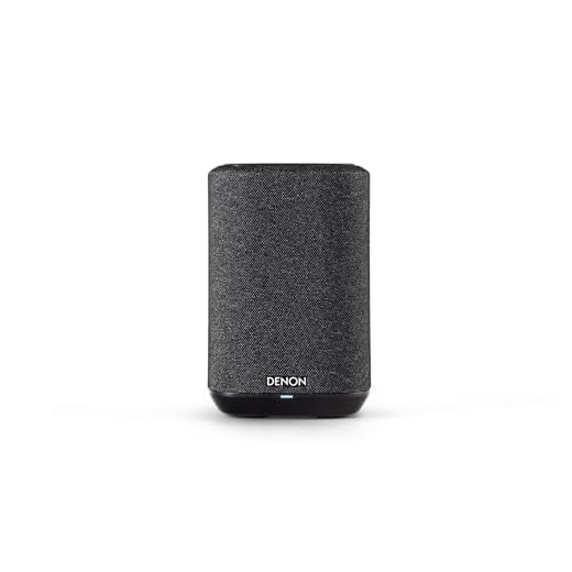 Denon Home 150 NV kabelloser Lautsprecher mit integrierter HEOS Multiroom-Technologie, Bluetooth, Apple AirPlay 2, Schwarz