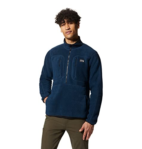 Image of Mountain Hardwear Men's HiCamp Fleece Pullover for Hiking, Travel, Backpacking, and Everyday Wear