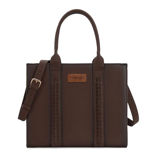 Image of Montana West x Wrangler Tote Bags Purses for Women Work Top-Handle Handbags with Strap