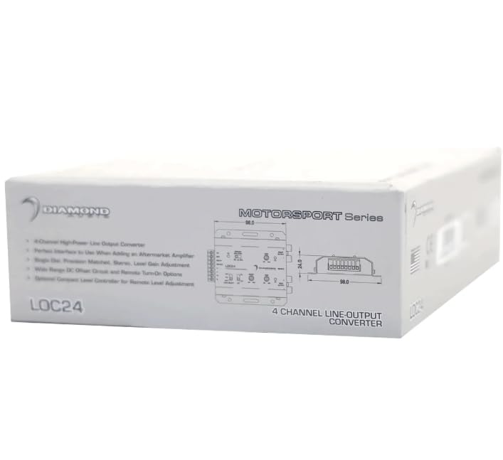 Diamond Audio LOC24-4-Channel (2 in / 4 Out) Line-Output Converter