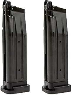 Lancer Tactical Knightshade 28 Round Hi-Capa Green Gas Airsoft Magazine 2 Pack