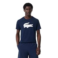 Lacoste Men's Big Croc T-Shirt Navy/White, 6