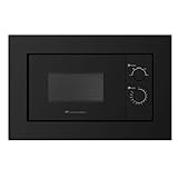 Einbau-Mikrowelle – Continental Edison – CEMO20EBM2 – 1280 W – L 59,5 x H 38,5 x T 35,3 cm – 20 l – Schwarz