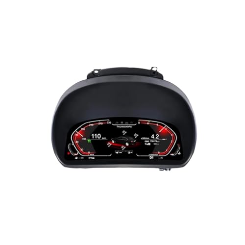Cruscotto digitale LCD per auto da 11 pollici compatibile con BMW Serie 1 120i E81 E82 E87 E88 2004-11 Pannello strumenti Tachimetro Cabina di pilotaggio virtuale