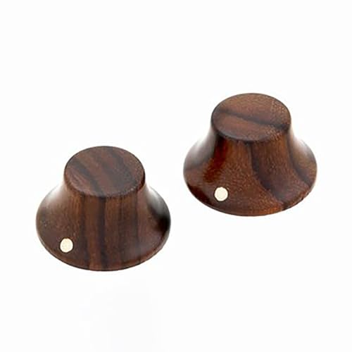 Allparts (�I�[���p�[�c) PK-3197-0E0 Set of 2 Wooden Bell Knobs, Ebony [5123]