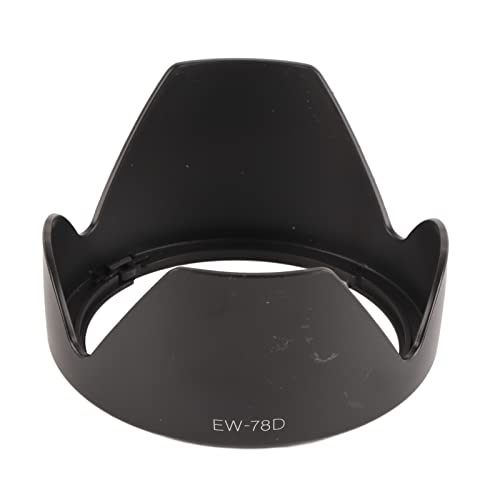 Lens Hood, Heavy Duty Light Reducing ABS Lens Hood for EFS Mount Camera