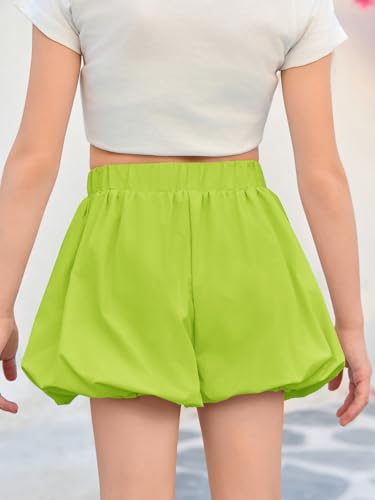 Short d'été décontracté à bulles pour fille plissé ample - 6