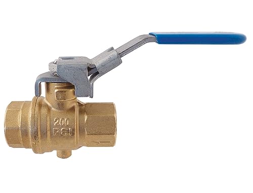 TOPRING 65.520 Safety Lockout Exhaust Ball Valve, 1(F-F) NPT, Series 65