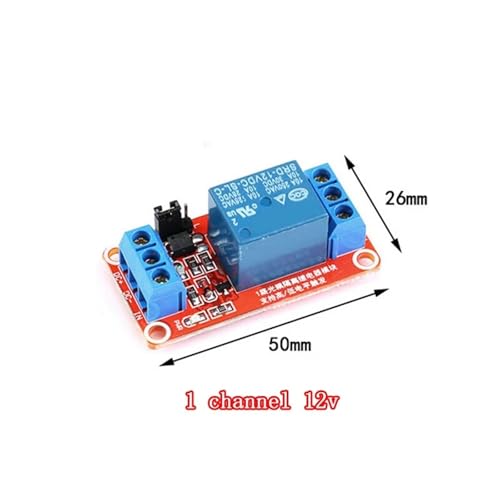Module de commutation relais 24V 1 canal avec declencheur configurable haut bas et isolation optique