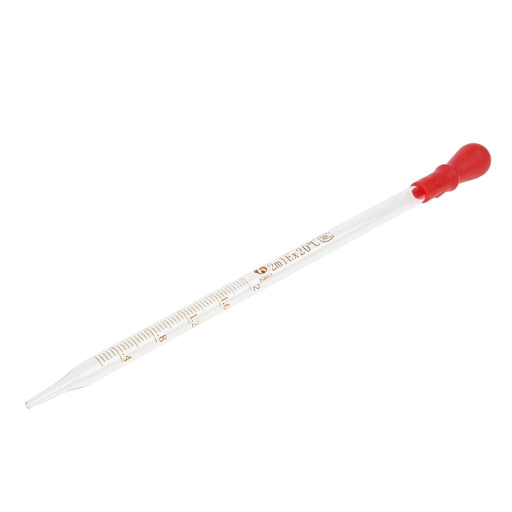Glass Graduated Pipette with Rubber Cap Lab Chemistry Dropper Dispensing 2mL|Business & Industrial|Healthcare Lab & Life Science|Lab Supplies|Pipettes-image-35