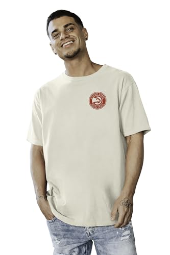 Image of Blue 84 NBA Unisex-Adult NBA Officially Licensed T-Shirt Ringspun Front /Back Ivory