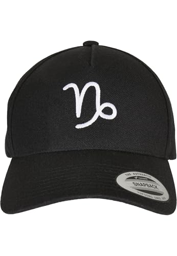 Mister Tee Unisex Zodiac Yp Classics 5-Panel Premium Curved Visor Snapback Cap One Size Capricorn, Capricorn, One Size
