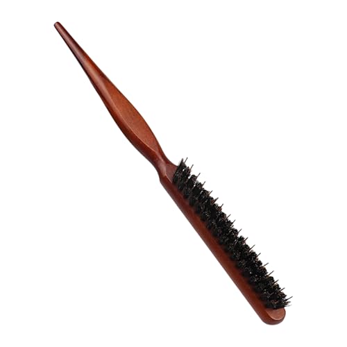 Cepillo De Pelo De Pelo Natural, Cepillo Leyendo El Cabello | Hista Peine Para Peinar El Cabello - Bruch De Cabello Con Mango De Guardián De Madera, Cepillo Errante Para Tipos De Chev