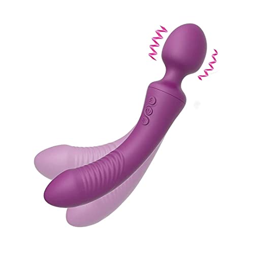 Vibradores Varinha Macio Poderoso Duplo Motor Feminino 20 Velocidades Estimulador Ponto G Clitóris O