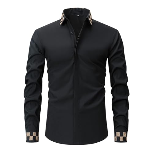 Tee shirt mélange coton homme blanc avec col revers chic