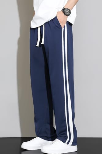 Image of Track Pants for Men - Modern, Stylish, Comfortable & Stretchable Athletic Joggers for Casual & Gym Wear