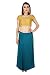 Sari Petticoat Stitched Saree Petticoat Adjustable Waist Sari Skirt (Turquoise)