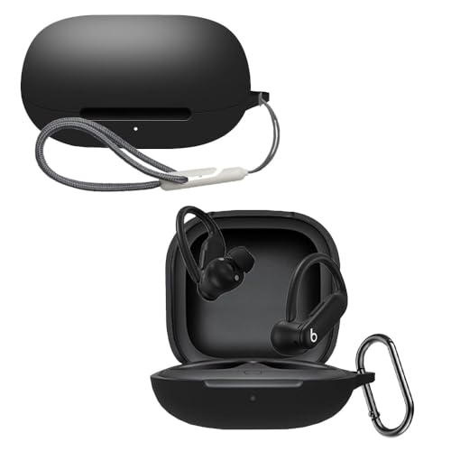 【KYK SHOW 】For Beats Powerbeats Pro 2 用 ケース ワイヤレスノイズキャンセリングイヤホンシリコン カバー 着装まま充電可能 耐衝撃性 防水防塵 軽量小型 保護ケース 紛失防止 男女兼用 收納ケース Powerbeats