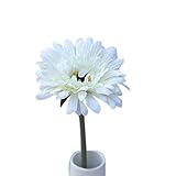 ramo margaritas azules ★.Puede usar por un largo tiempo, siempre florecer.Un gran regalo para el amigo que es alérgico al polen.Ajustes para la fiesta, la boda, la sala de arte, la oficina, la tienda, el hogar, el jardín, etc.