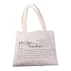 Generic BNQL Music Teacher Tote Bag Music Teacher Gifts for Music Lovers Musical Theatre Tote Bag Musician Gifts for Music Educator (Music Teacher Tote Bag) #4