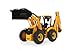 JAMARA 404980 JCB Loader 1:20 2.4GHz, Lift/Lower/tilt, Boom and Rear Shovel and Excavator Manual, 2 Wheel Drive, Realistic Engine Sound (can be Switched Off), Yellow, One Size